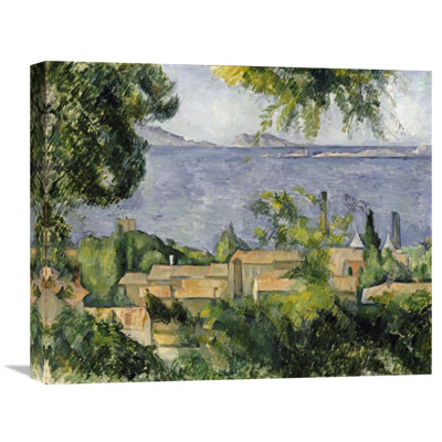 " The Rooftops Of L " by Paul Cezanne