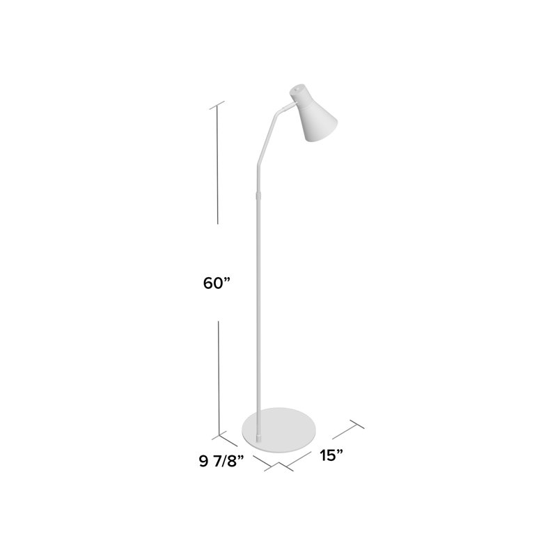 Lampe de lecture sur pied 60 po Lorenz