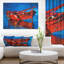 « red bateau over the ocean », peinture-34272996-29505683