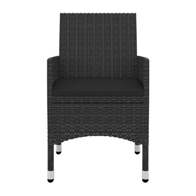 Ensemble de salle à manger rectangulaire pour 4 personnes 55,1 po de long avec coussins