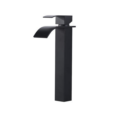 Robinet pour salle de bain à un trou avec drain Waterfall