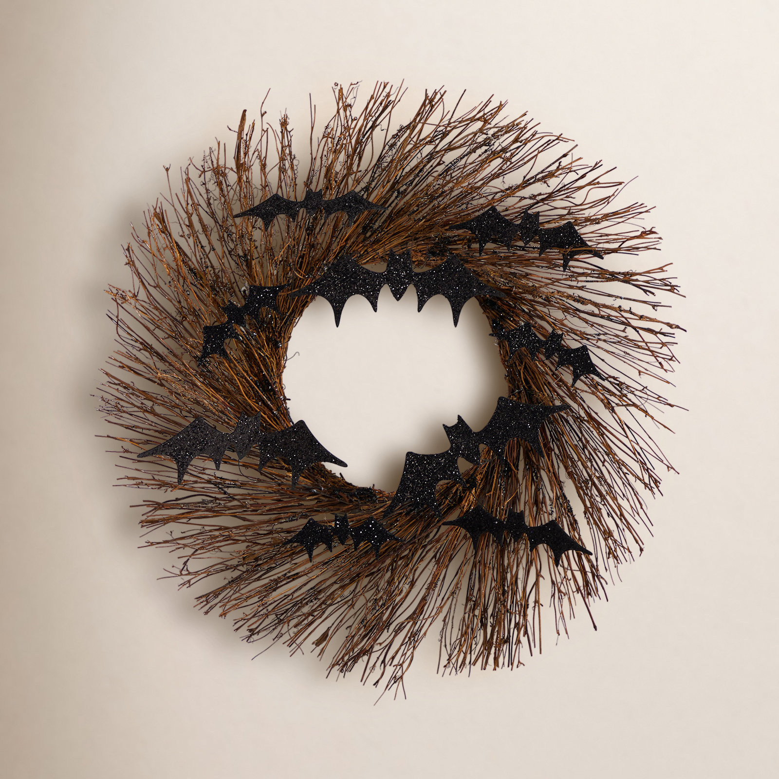 26" Bat Halloween Wreath