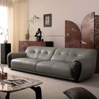 Retro Living Solid Wood Sofa