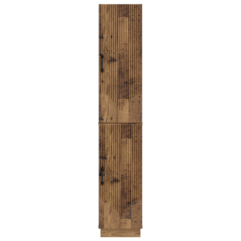 2 -Door 4 Storage Cabinet, Old Wood