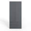 Artus Shaker 2 Door 2 Drawer Combination Wardrobe Matt Grey