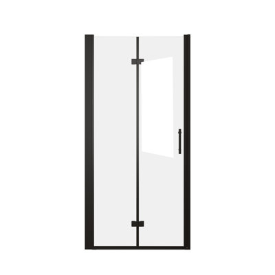 30-31 In. W X 72 In. H Bifold Semi-Frameless Shower Door With Nano-Coated Clean Tempered Glass
