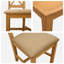 6 -Person Oak Solid Wood Dining Set-441017100