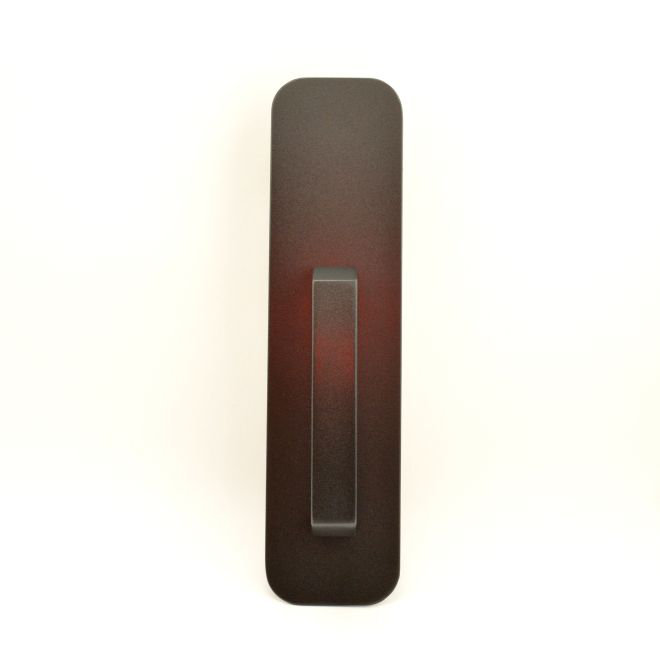 Dummy Raised Lip Pull Plate Exit Device, 2.2" H x 2.3" W x 8.4" D, Dark Bronze