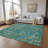 Kinslee Washable Paisley Indoor / Outdoor Rug -1221881153