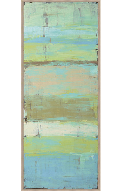 « mer abstract ii », reproduction d’art sur toile encadrée