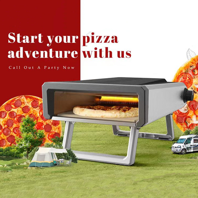 INFOOD Steel Built-In Propane Pizza Oven