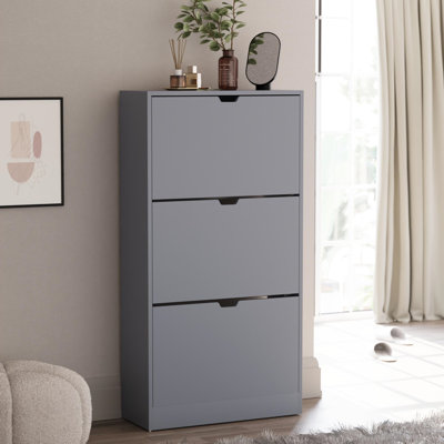 18 Pair Shoe Storage Cabinet
