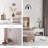 Modern Arc Floor Lamp With Faux Marble Base And Chrome Bell Shade For Versatile Lighting