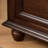 Retro Style Walnut Entrance Cabinet Solid Wood Accent Chest