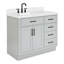 Meuble-lavabo simple en bois massif 42 po Tidworth avec plateau en quartz blanc 1,5 po-1737551894-1737551880-1704940751
