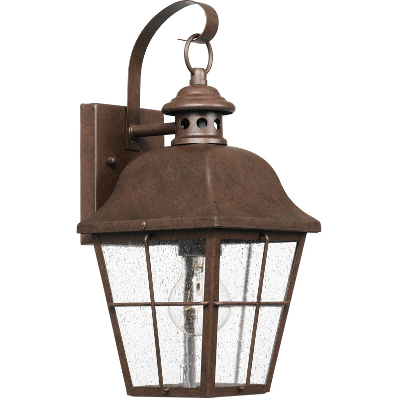 Lanterne murale d'extérieur H 15,5 po Merton, Bronze cuivré