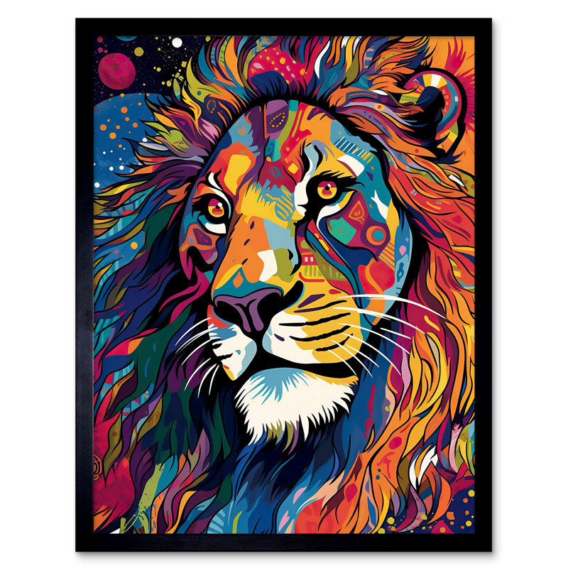 Alisen King Of The Jungle - Single Picture Frame Print