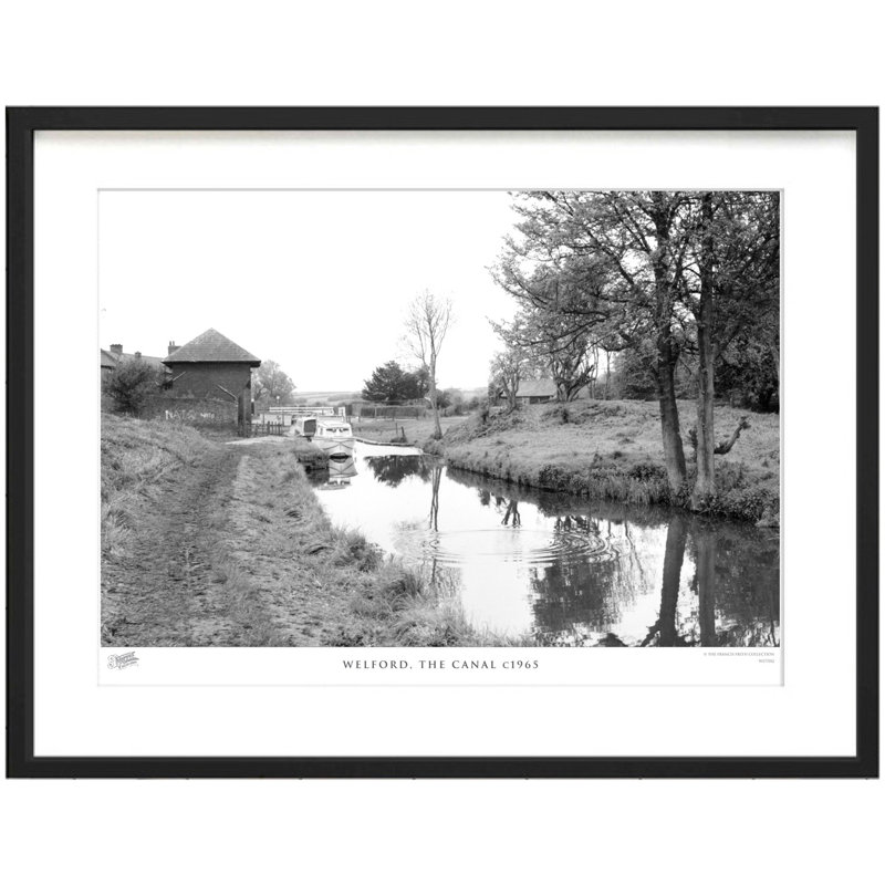 Welford, The Canal C1965 - Single Picture Frame Print, 40cm H x 50cm W x 2.3cm D