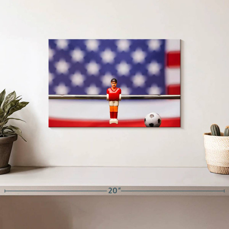 Foosball Game, 8" H x 12" W