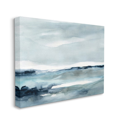 Paysage abstrait de l'océan polaire désolé