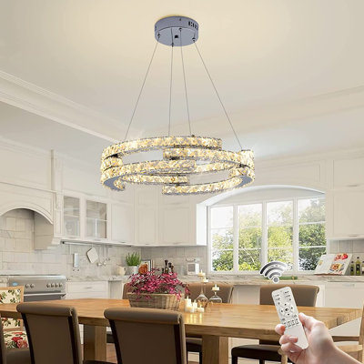 Darvell 3-Light Unique/Statement LED Chandelier