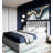 Abstract Geode Wall Art Print or Canvas Gold And Blue Marble Shape-99377937-99377938