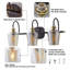 Orelia 3 - Light Dimmable Vanity Light