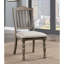 Chaises d'appoint de style transitionnel 2 pièces