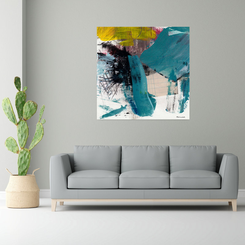 Commence Abstract Art contemporain, H 48 po x l 48 po
