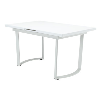 Cynarra White Extendable Dining Table