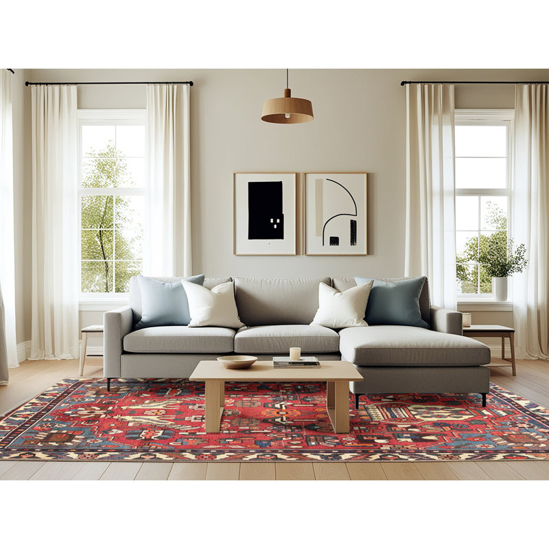 Vijaya Oriental Indoor Rug, Rectangle 6' x 9'