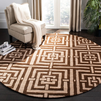 Secaucus Hand Tufted Wool Geometric Rug
