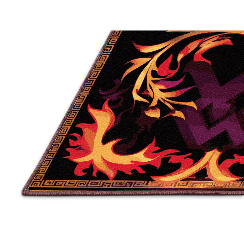 Golden Cascade Rug, Square 7'