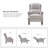 Pharris Manual Push Back Recliner with Nailheads-93331278