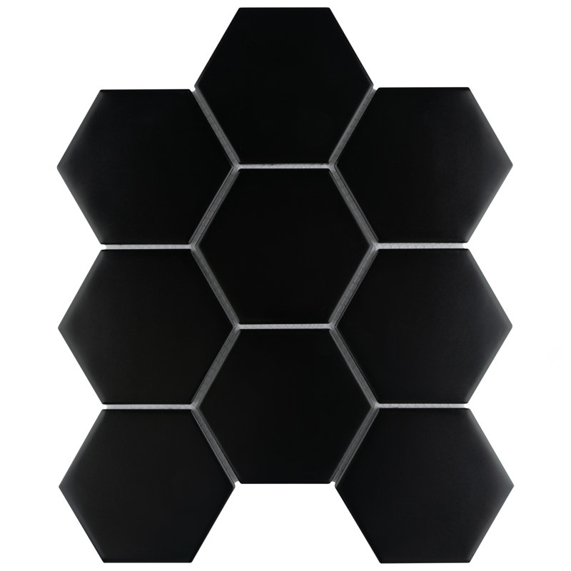 Carreau de mosaïque en porcelaine pour plancher et mur 10 po x 11 1/2 po Metro Super