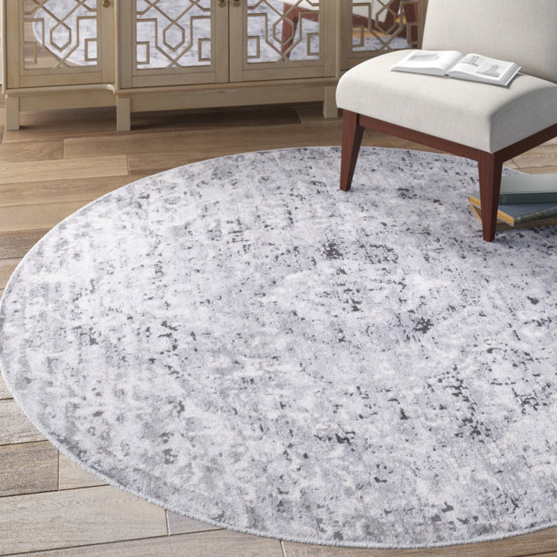 Ameire Oriental Indoor Rug, Round 5'3"
