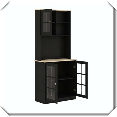 Organisateur de rangement autoportant durable et stable pour garde-manger