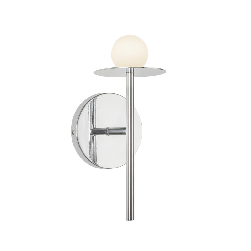 Elixir Wall Sconce, 10.13" H x 4.38" W x 4.25" D, 6 W, Silver