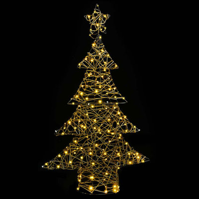 vidaXL Christmas Tree with 240 LEDs Acrylic