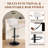 Lirah Vegan Leather Swivel Adjustable Height Upholstered Bar & Counter Stools-750099286-773455137