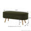 Banc de rangement avec repose-pieds ovale Luxury-404357789