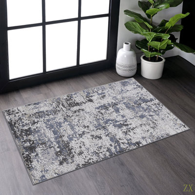 Collection 2X3 /Denim/Traditional Non-Shedding Living Room Bedroom Dining Home Office Stylish And Stain Resistant Area Rug