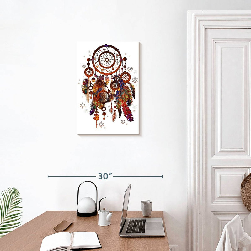 Ornate Dreamcatcher, 24" H x 16" W