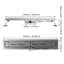 Living and Home 64cm Click Clack Drain-1522859040