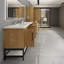 Meuble-lavabo mural 60 po avec support double en acrylique renforcé Victoria-98932841
