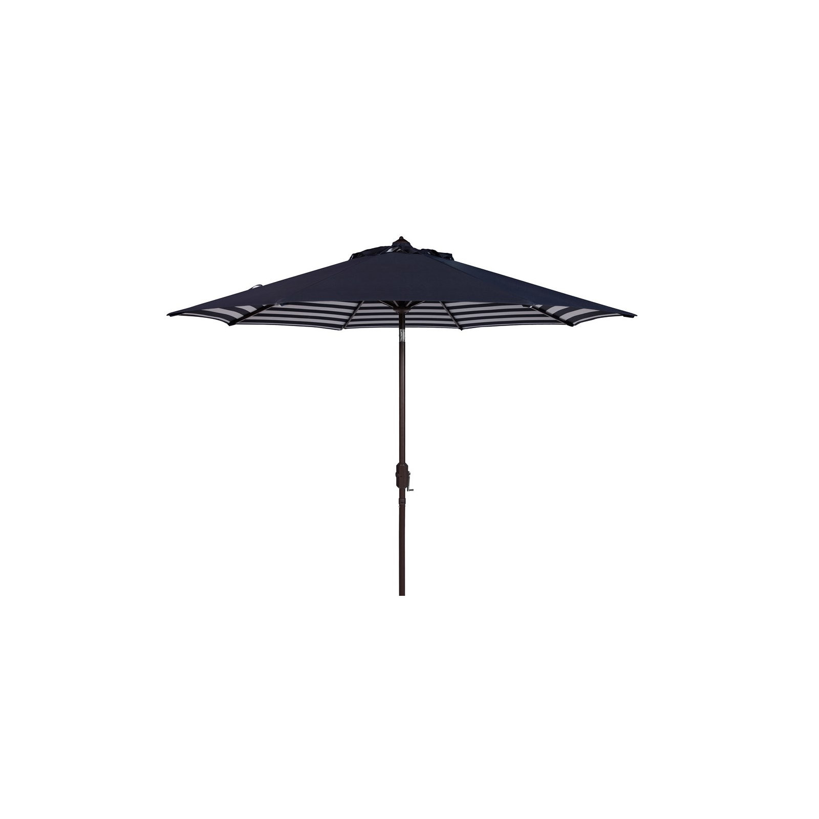 Asla 100.8'' Outdoor Umbrella, Navy/White