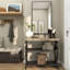 Console à 2 tablettes avec plateau en bois brun Czajkowski-1343721248
