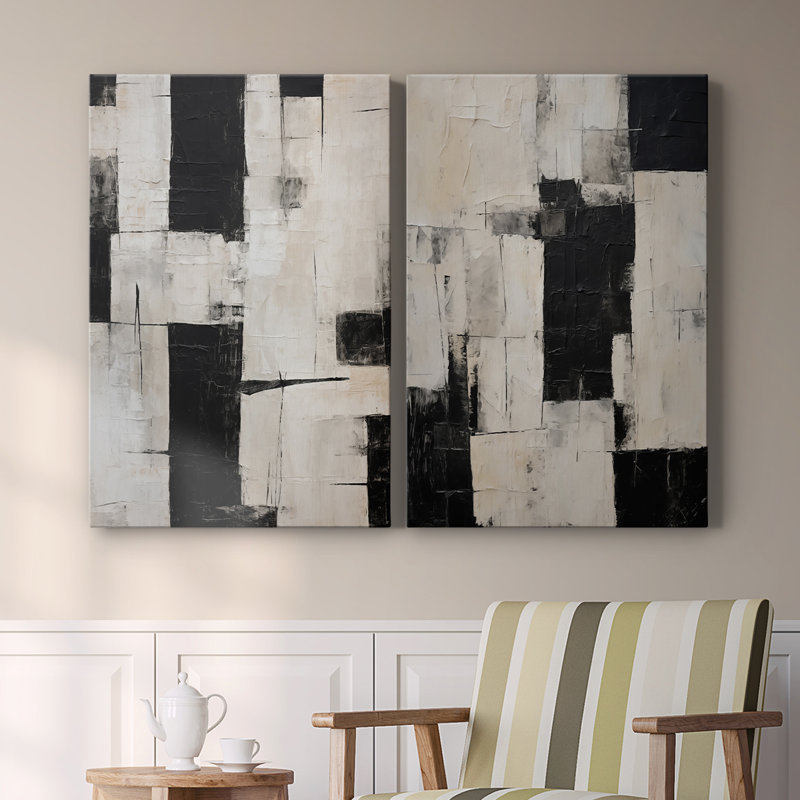 ABSTRACT Series CCCLVIII-Premium Gallery Wrapped Canvas -Ready to Hang, 60" H x 80" W