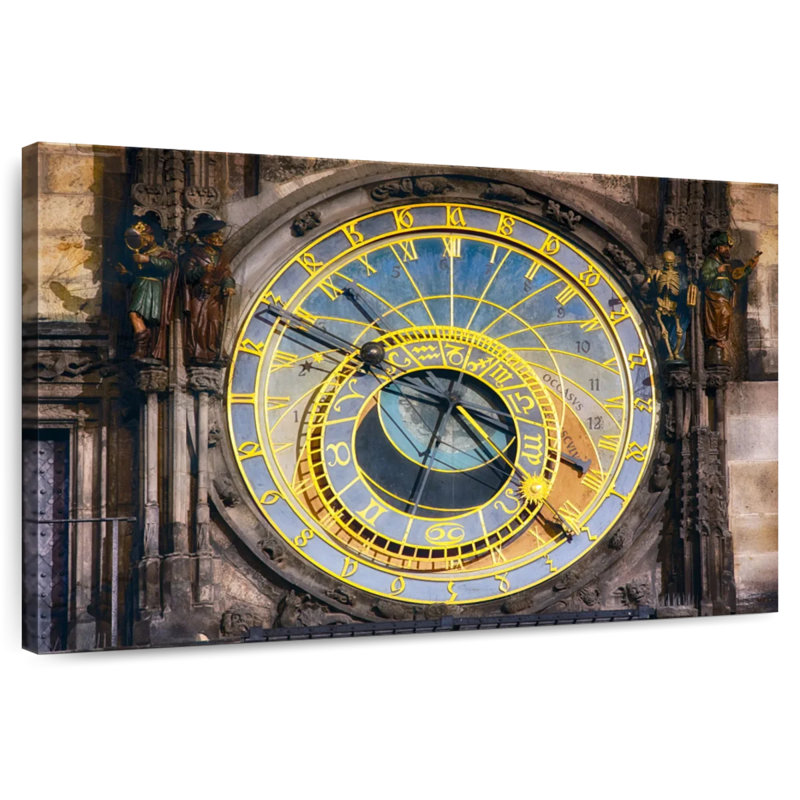 Horloge astronomique Kerner, H 30 po x l 45 po