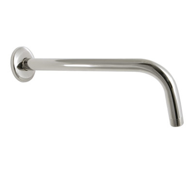 Bras de douche en forme de J 12 pouces avec bride ronde Kingston Brass Claremont Kingston Brass